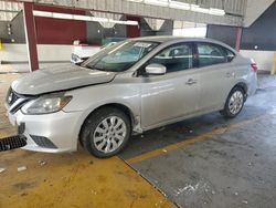 Salvage cars for sale at Dyer, IN auction: 2017 Nissan Sentra S