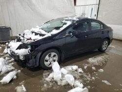 Salvage cars for sale from Copart Central Square, NY: 2015 Honda Civic LX