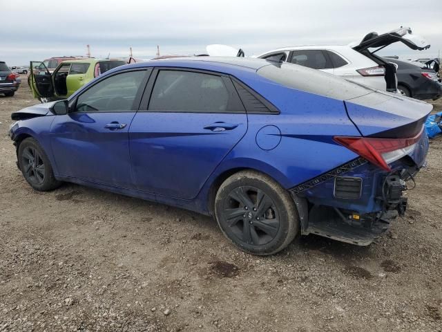 2023 Hyundai Elantra Blue