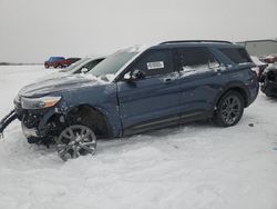 Salvage cars for sale at Wayland, MI auction: 2021 Ford Explorer XLT