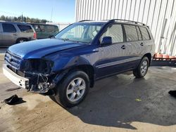 Toyota Highlander salvage cars for sale: 2003 Toyota Highlander