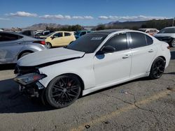 Salvage cars for sale at Las Vegas, NV auction: 2019 Alfa Romeo Giulia TI