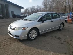 Salvage cars for sale at East Granby, CT auction: 2010 Honda Civic VP