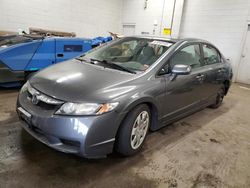 Salvage cars for sale at New Britain, CT auction: 2009 Honda Civic LX