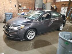 Salvage cars for sale at Ebensburg, PA auction: 2017 Chevrolet Cruze LT