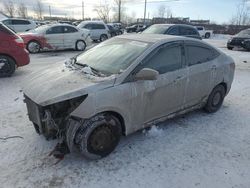 Salvage cars for sale at Montreal Est, QC auction: 2013 Hyundai Accent GLS