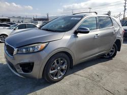 Salvage cars for sale at Sun Valley, CA auction: 2018 KIA Sorento SX