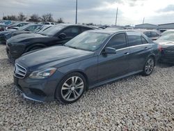 Salvage cars for sale at Temple, TX auction: 2014 Mercedes-Benz E 350