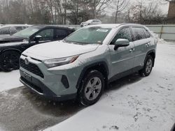 Salvage cars for sale at North Billerica, MA auction: 2022 Toyota Rav4 XLE