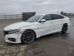 Salvage cars for sale at Fresno, CA auction: 2018 Honda Accord Sport