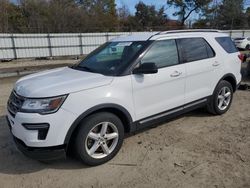 Salvage cars for sale at Hampton, VA auction: 2018 Ford Explorer XLT