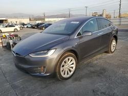 Salvage cars for sale at Sun Valley, CA auction: 2021 Tesla Model X