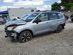 Salvage cars for sale at Opa Locka, FL auction: 2017 Subaru Forester 2.5I