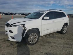 Salvage cars for sale at Antelope, CA auction: 2016 Jeep Cherokee Overland