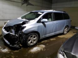 Salvage cars for sale at Portland, MI auction: 2015 Toyota Sienna LE