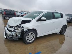 Salvage cars for sale at Wilmer, TX auction: 2020 Chevrolet Sonic