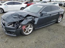 Salvage cars for sale at Antelope, CA auction: 2018 Audi A5 Premium S Line