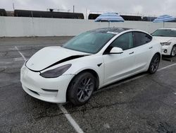 Salvage cars for sale at Van Nuys, CA auction: 2022 Tesla Model 3