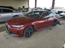 Salvage cars for sale at Wilmer, TX auction: 2024 BMW I4 Edrive 35