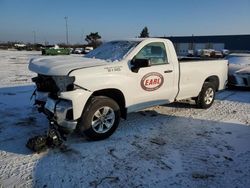 Salvage cars for sale at Woodhaven, MI auction: 2021 Chevrolet Silverado C1500