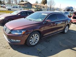 Salvage cars for sale from Copart Denver, CO: 2013 Volkswagen Passat SEL