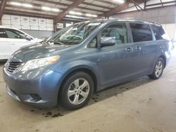 Salvage cars for sale at East Granby, CT auction: 2014 Toyota Sienna LE