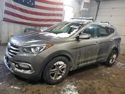 Salvage cars for sale at Lyman, ME auction: 2017 Hyundai Santa FE Sport