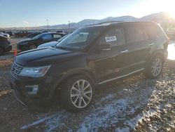 Salvage cars for sale at Magna, UT auction: 2016 Ford Explorer Limited