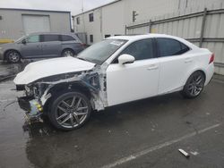 Salvage cars for sale at Vallejo, CA auction: 2017 Lexus IS 350