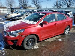 KIA salvage cars for sale: 2022 KIA Rio LX