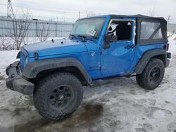 Salvage cars for sale at London, ON auction: 2016 Jeep Wrangler Sport