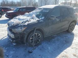 Salvage cars for sale at Central Square, NY auction: 2016 Mazda CX-5 GT