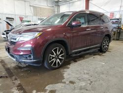 Honda Pilot salvage cars for sale: 2022 Honda Pilot Elite