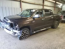 Salvage cars for sale at West Mifflin, PA auction: 2018 Toyota Tundra Crewmax 1794