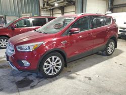 Salvage cars for sale at Eldridge, IA auction: 2018 Ford Escape Titanium