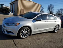 Salvage cars for sale at Moraine, OH auction: 2017 Ford Fusion SE Hybrid