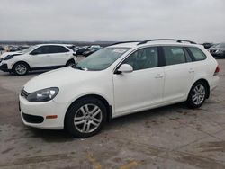 Salvage cars for sale at Grand Prairie, TX auction: 2012 Volkswagen Jetta TDI