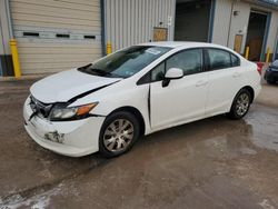 Salvage cars for sale at York Haven, PA auction: 2012 Honda Civic LX