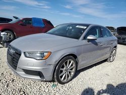 Salvage cars for sale at Taylor, TX auction: 2015 Audi A3 Premium Plus