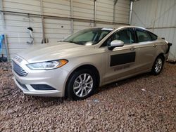 Salvage cars for sale at China Grove, NC auction: 2017 Ford Fusion S