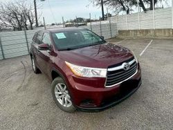 Copart GO Cars for sale at auction: 2014 Toyota Highlander LE