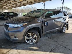 Salvage cars for sale at Cartersville, GA auction: 2015 Toyota Highlander Limited