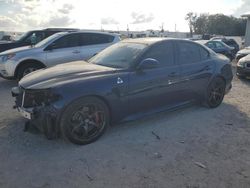 Salvage cars for sale at Apopka, FL auction: 2017 Alfa Romeo Giulia Quadrifoglio