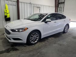 Salvage cars for sale at Harleyville, SC auction: 2017 Ford Fusion SE