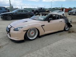 Salvage cars for sale at Homestead, FL auction: 2009 Nissan GT-R Base