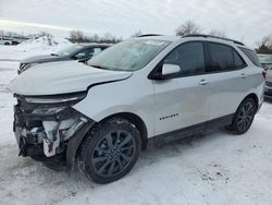 Salvage cars for sale from Copart London, ON: 2022 Chevrolet Equinox RS