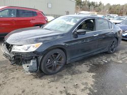 Salvage cars for sale at Exeter, RI auction: 2017 Honda Accord Sport Special Edition