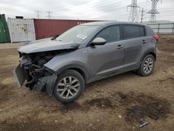 Salvage cars for sale at auction: 2016 KIA Sportage LX