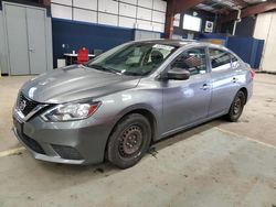 Salvage cars for sale at East Granby, CT auction: 2016 Nissan Sentra S