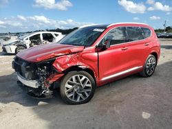 Salvage cars for sale at West Palm Beach, FL auction: 2023 Hyundai Santa FE Calligraphy